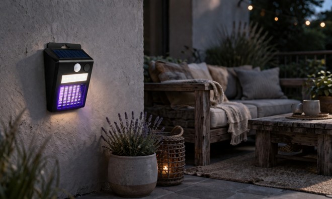 1+1 Rovarcsapda LED lámpával