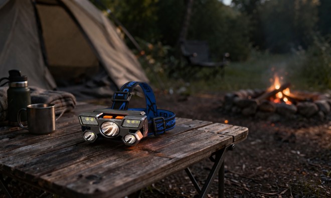 1+1 Újratölthető LED Zseblámpa