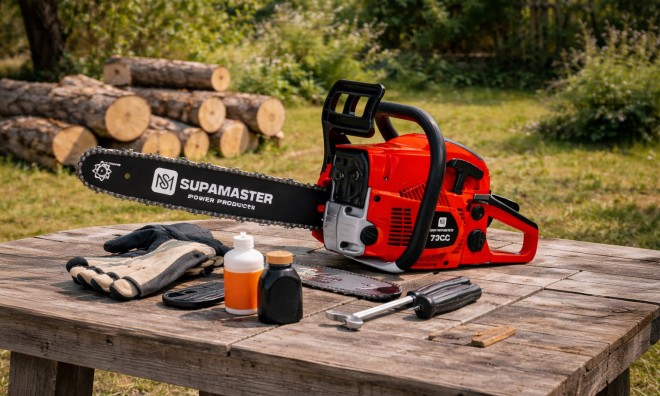 Supamaster benzinmotoros láncfűrész