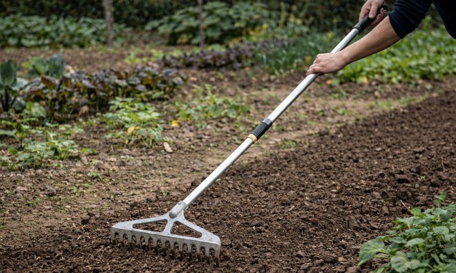 Teleszkópos lombgereblye