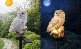 Bagoly alakú kültéri lámpa