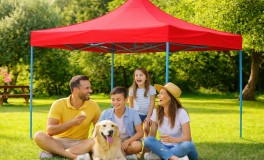 Összecsukható kerti pavilon 3x3m