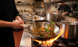 Professzionális wok edény