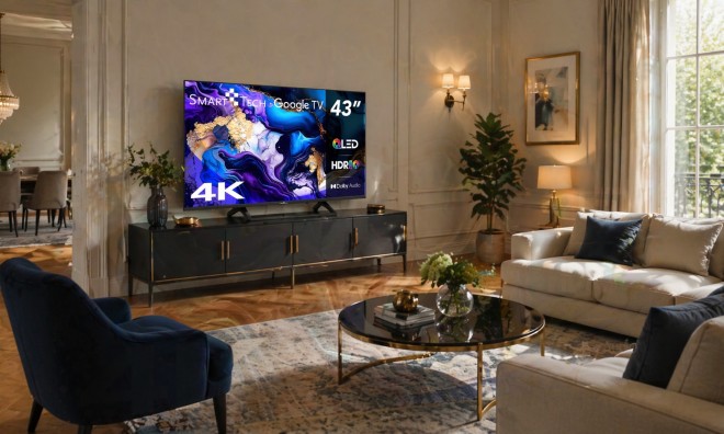 SmartTech 43'' QLED 4K Google TV