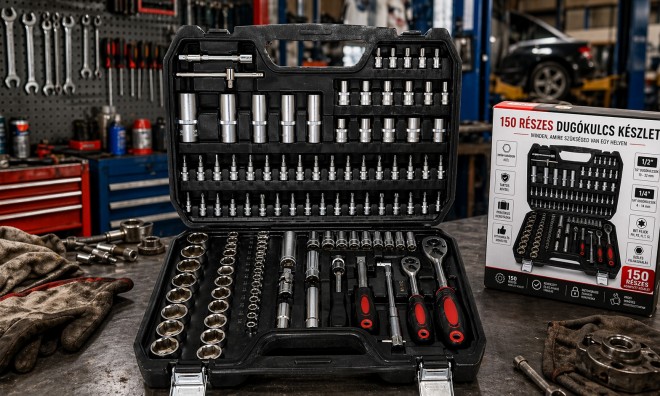 150 részes dugókulcs készlet