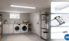 3db 120W Mennyezeti LED Fénycső