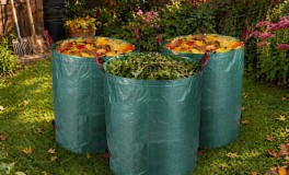 3x300l Szőtt kerti levélzsák