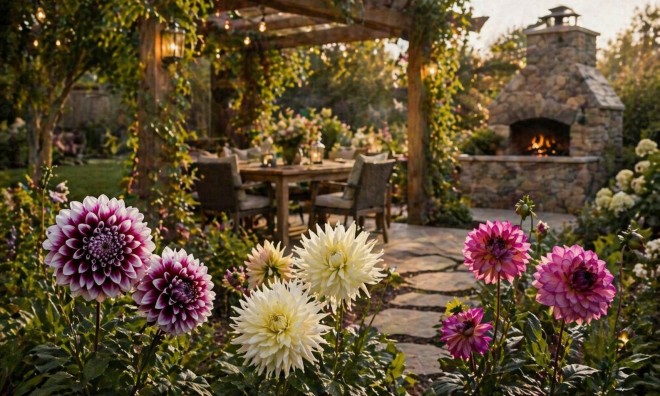 10db Dahlia virághagyma