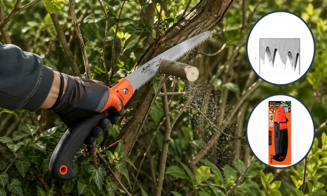 Összecsukható kerti ágfűrész 18 cm