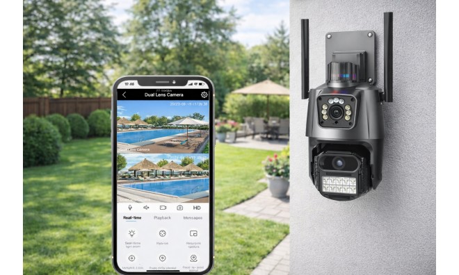 Kültéri Wi-Fi IP Kamera 6MP