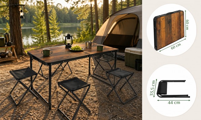 Gardlov összecsukható kerti asztal