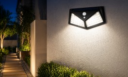 1+1Solar mozgásérzékelős fali lámpa