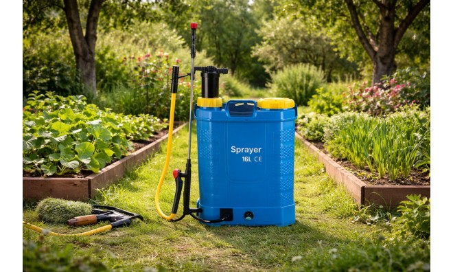 16 literes háti permetező