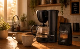 Alpina üvegkancsós kávéfőző 1,25L