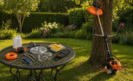 Benzinmotoros fűkasza és bozótvágó 