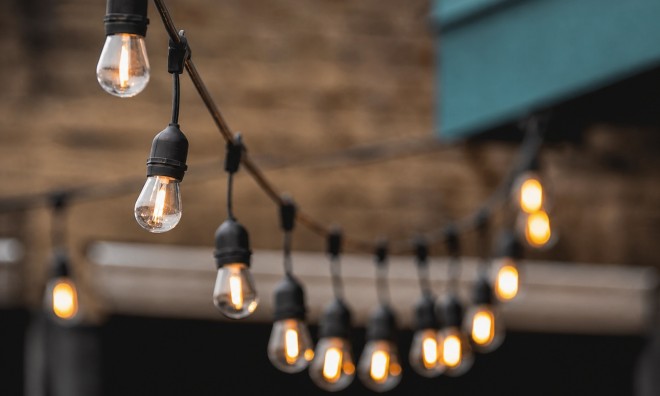 20 LED-es kerti lámpafüzér