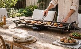 Teppanyaki elektromos asztali grill