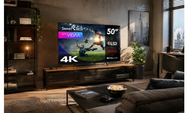 SmartTech 50'' 4K UHD QLED Okostévé