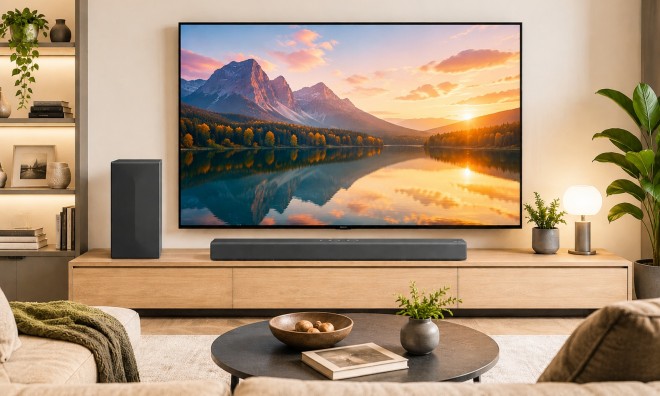 LG Soundbar mélynyomóval