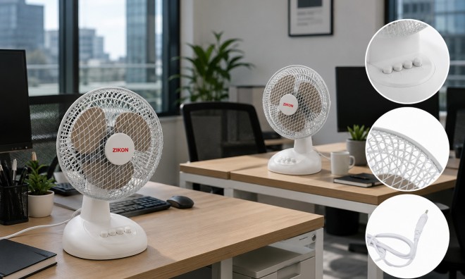 2db Zikon asztali ventilátor
