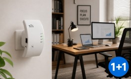 1+1 Szuper Erős WiFi Jelerősítő