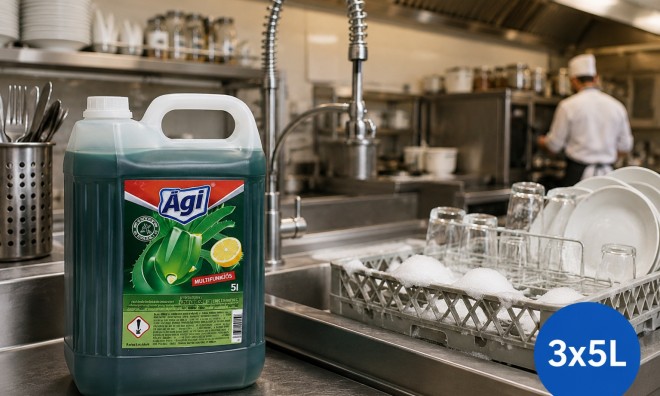 Ági 3 x 5 l citromos mosogatószer