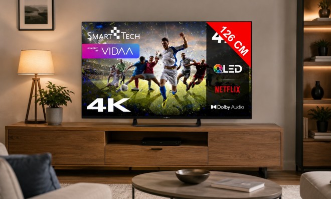 SmartTech 50'' QLED Smart Tv