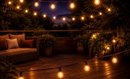 Grundig szolár fényfüzér 50 LED