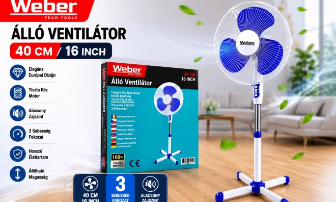 Weber Álló Ventilátor – 40 cm