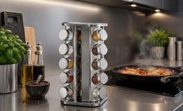 20 darabos inox fűszertartó