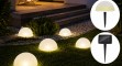 5db Grundig félgömb kerti LED lámpa - min