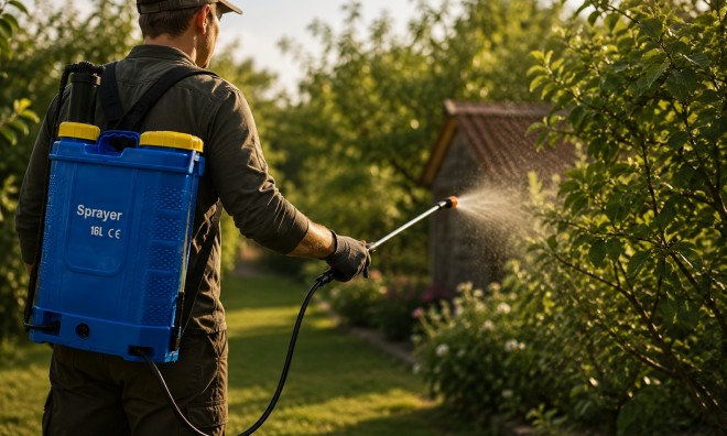 2in1 16L Akkus háti permetező 2