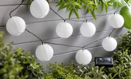 10 db-os solar mini kínai lampion 