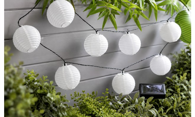 10 db-os solar mini kínai lampion 