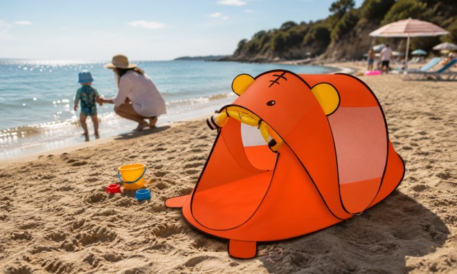 Kruzzel mackó strand sátor