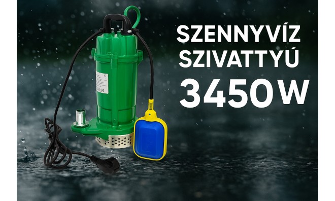 Ryodel szennyvízszivattyú 3450W 2