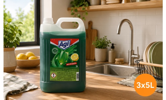 Ági 3 x 5 l citromos mosogatószer