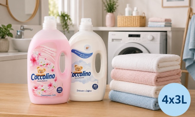 4 x 3L Coccolino öblítő 