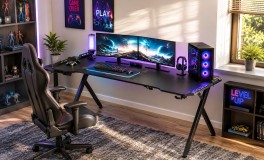Dowinx RGB Gamer számítógépasztal