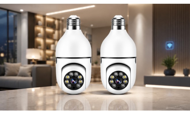 1+1 Forgatható Smart WiFi IP Kamera