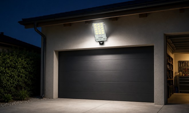 Utcai LED Lámpa Távirányítóval