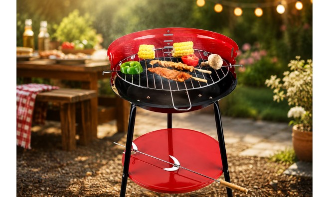 Kerek faszenes grillsütő