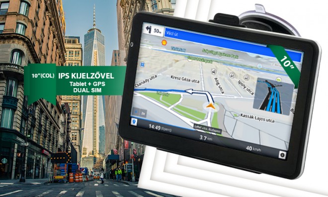 Android GPS Tablet Térképpel
