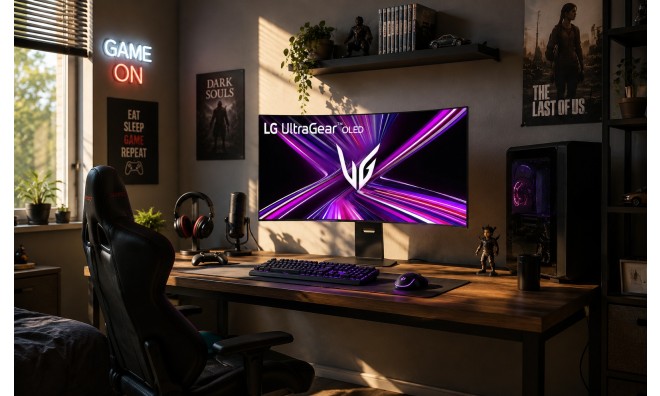 LG 45'' Ívelt OLED Monitor