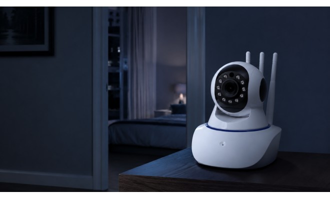 WiFi Smart HD éjjellátó IP kamera 4