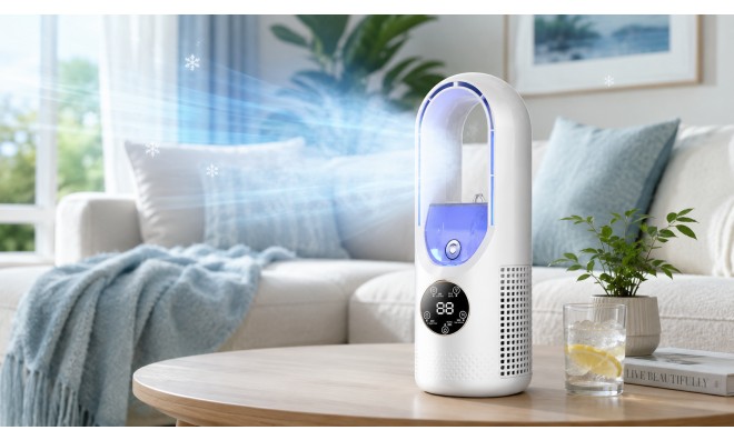 Lapát nélküli toronyventilátor 4
