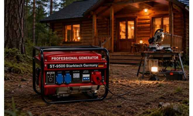 Brutális 9500W benzines generátor
