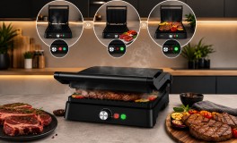 2 az 1-ben grillsütő és paninisütő