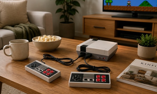 Tv játékkonzol retro játékkal