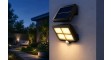 128 LED-es napelemes reflektor - min